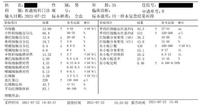 红细胞压积高是强直性脊柱炎吗